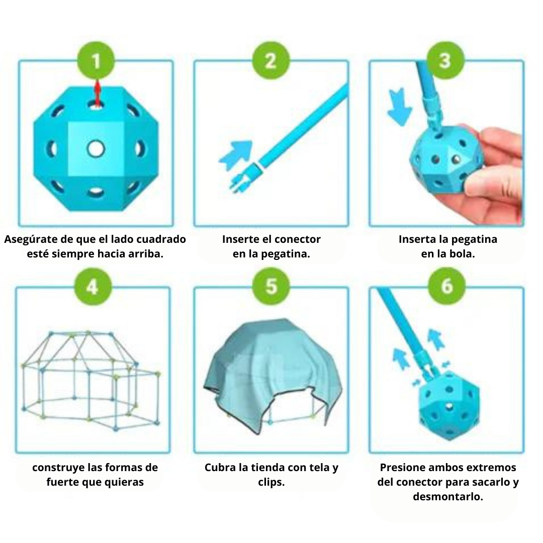 Kit de construção infantil de força sensorial