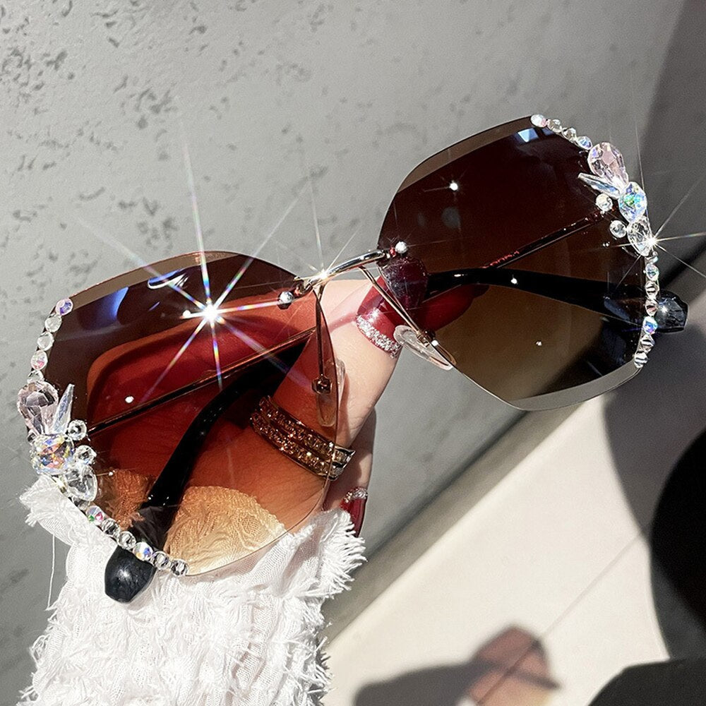 Perla sales crystal sunglasses